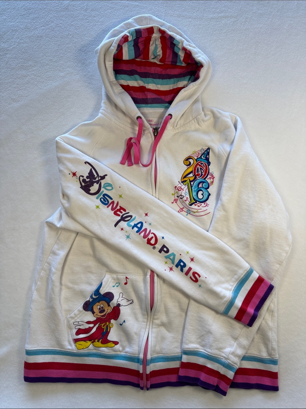 2016 Disneyland Paris Zip-Up Hoodie